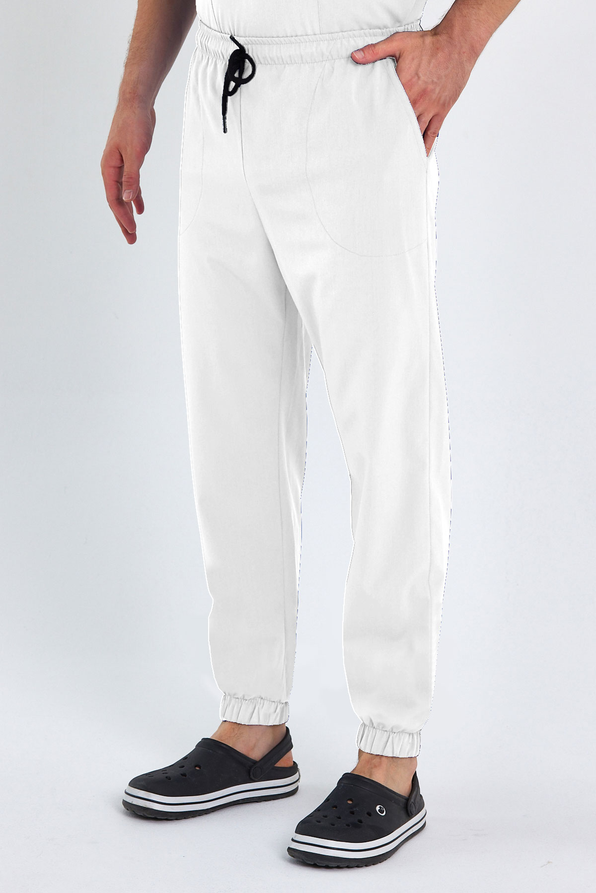1010 Basic Beyaz Pantolon