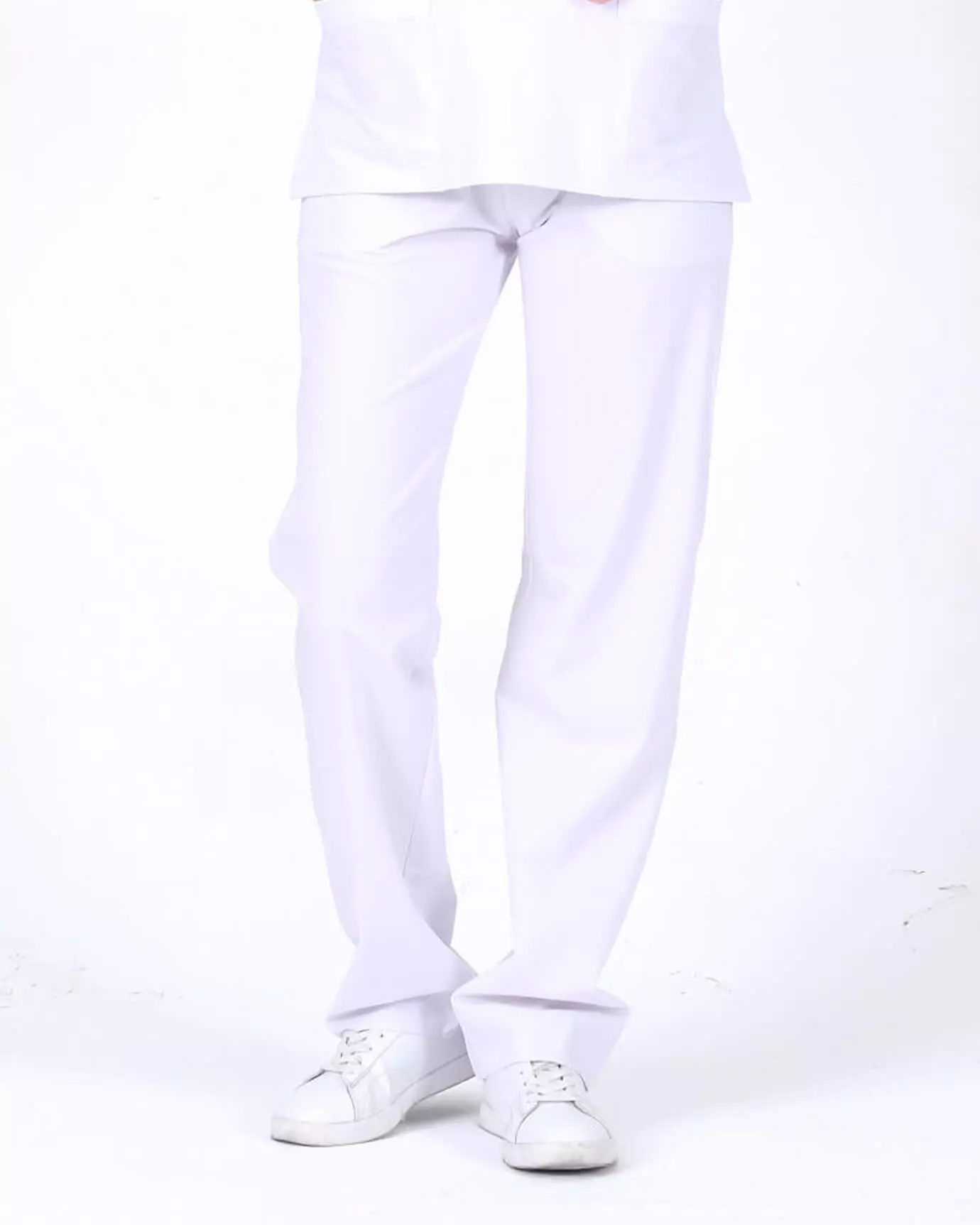 Kadın Hemşire Forması Premium Beyaz Pantolon