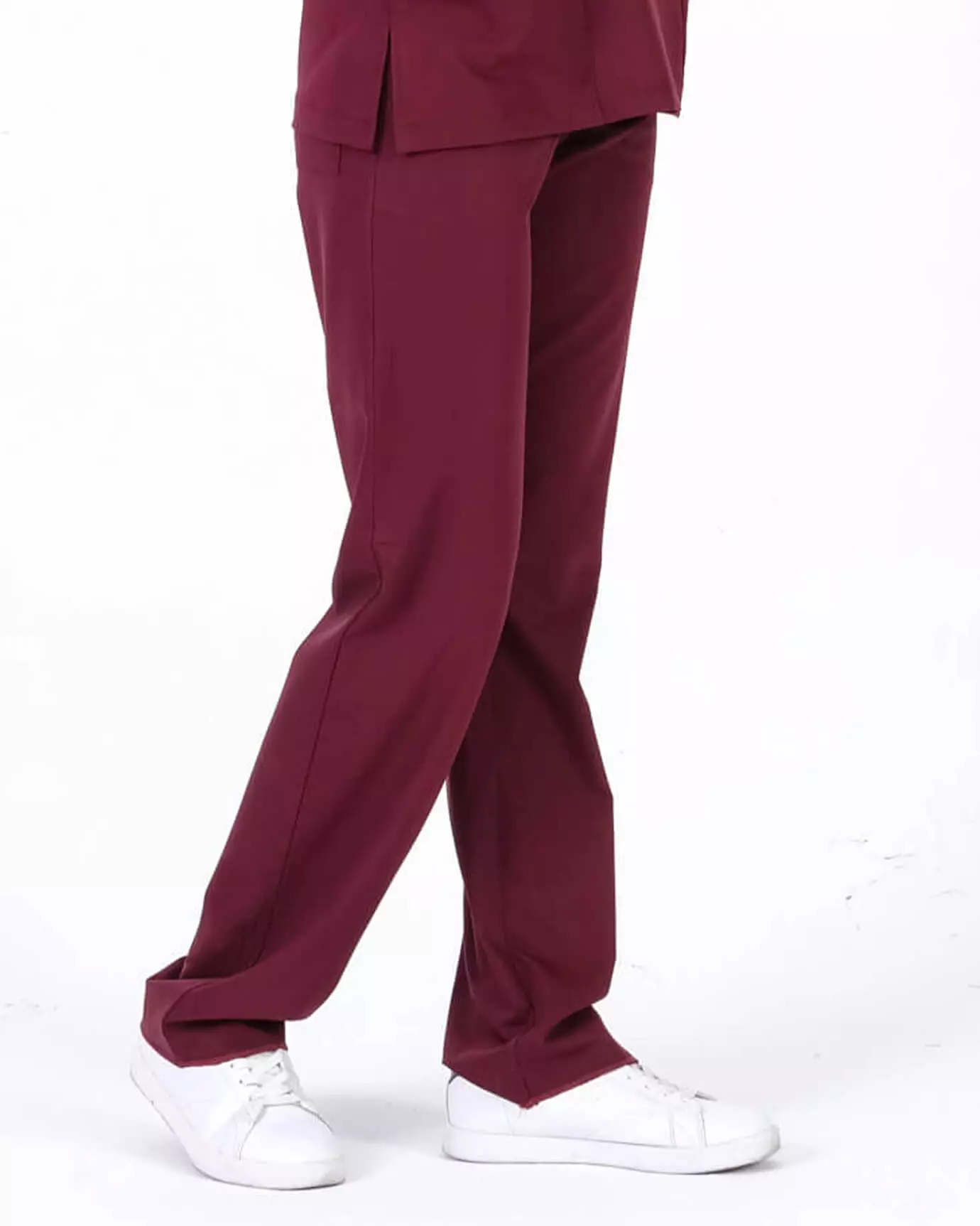Kadın Hemşire Forması Premium Bordo Pantolon