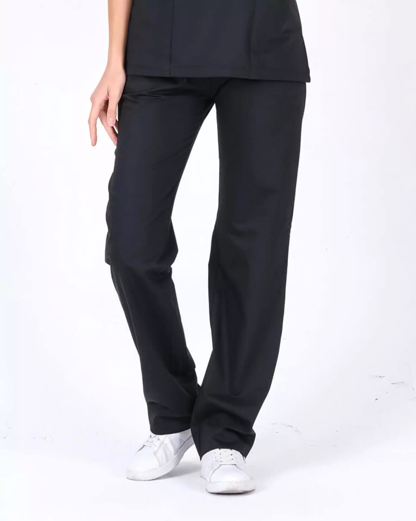 Kadın Hemşire Forması Premium Siyah Pantolon